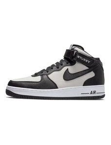 Nike Air Force 1 Mid Stussy Grigio Nero