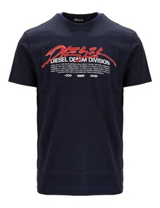 T-shirt Diesel T-Diego QD Uomo – Cotone, Maniche Corte, Girocollo, Stampata - Foto 2