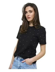ONLY Onlketty Life S/S-Top Box Jrs - T-Shirt Donna Con Scollo A V, Maniche Corte, Basic Versatile, Vestibilità Comoda