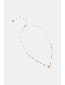 Guess 32012901 - Collana Donna In Acciaio Inossidabile Con Chiusura A Moschettone, 50,8 Cm