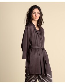 WNEEDU Maglione Donna A Maniche Lunghe - Tunica Casual Con Scollo Henley - Pullover Largo E Morbido