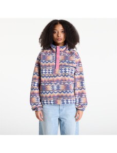 Giacca Columbia Helvetia II Cropped Sherpa Half Snap Fleece With Print Sea Salt/ Retrotree M