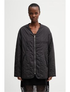 Giubbotto Corto Imbottito Donna Blauer | Piuma E Ovatta Con Cappuccio E Pelliccia Ecologica | Giacchetto Invernale In Nylon Con Tasche - 3