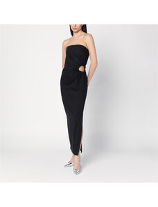 Abito Da Donna Senza Spalline, Elegante E Casual Con Manica Corta, Midi Per Cerimonie E Cocktail Party, Taglie Forti - 3