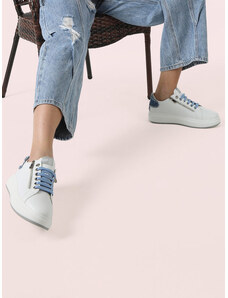 Sneaker Basse Donna MARCO TOZZI Con Cerniera – Tecnologia Feel Me, Suola Morbida, Fodera Soft Lining, Plantare Intercambiabile, Materiale Sintetico