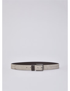Michael Kors cintura da uomo reversibile in vera pelle con finitura liscia black e fibbia