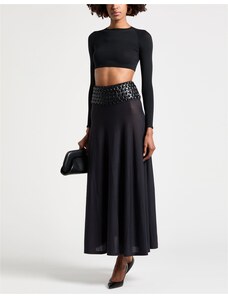 shownicer Donna Gonna Lunga di Tulle Elastico in Vita Stile Elegante Casual Irregolare Tulle Gonna Pieghe A Albicocca Chiaro M