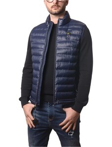 MDM Gilet In Pelle Uomo – Nero, Senza Maniche, Taglia XXL, Con Cerniere Laterali E Tasche