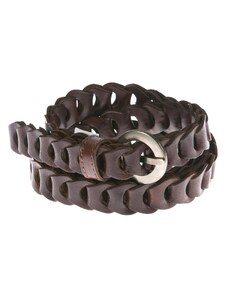 Cintura Donna Nera In Tessuto Ecopelle Regolabile Modello Zara Fibbia In Osso Tinta Unita Altezza 3 Cm Moda Glam