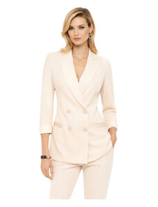 Blazer Donna Business Eleganti Casual Maniche Lunghe Aperto Davanti Colletto Giacca Cerimonia Curvy Cappotti Ufficio Elasticizzate Giubbotto da Cocktail Sera con Bottoni Jacket Taglie Forti Carriera
