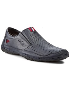 Scarpe Basse Uomo Rieker 08067 – Pelle Liscia, Chiusura In Velcro, Larghezza Comfort G - 5