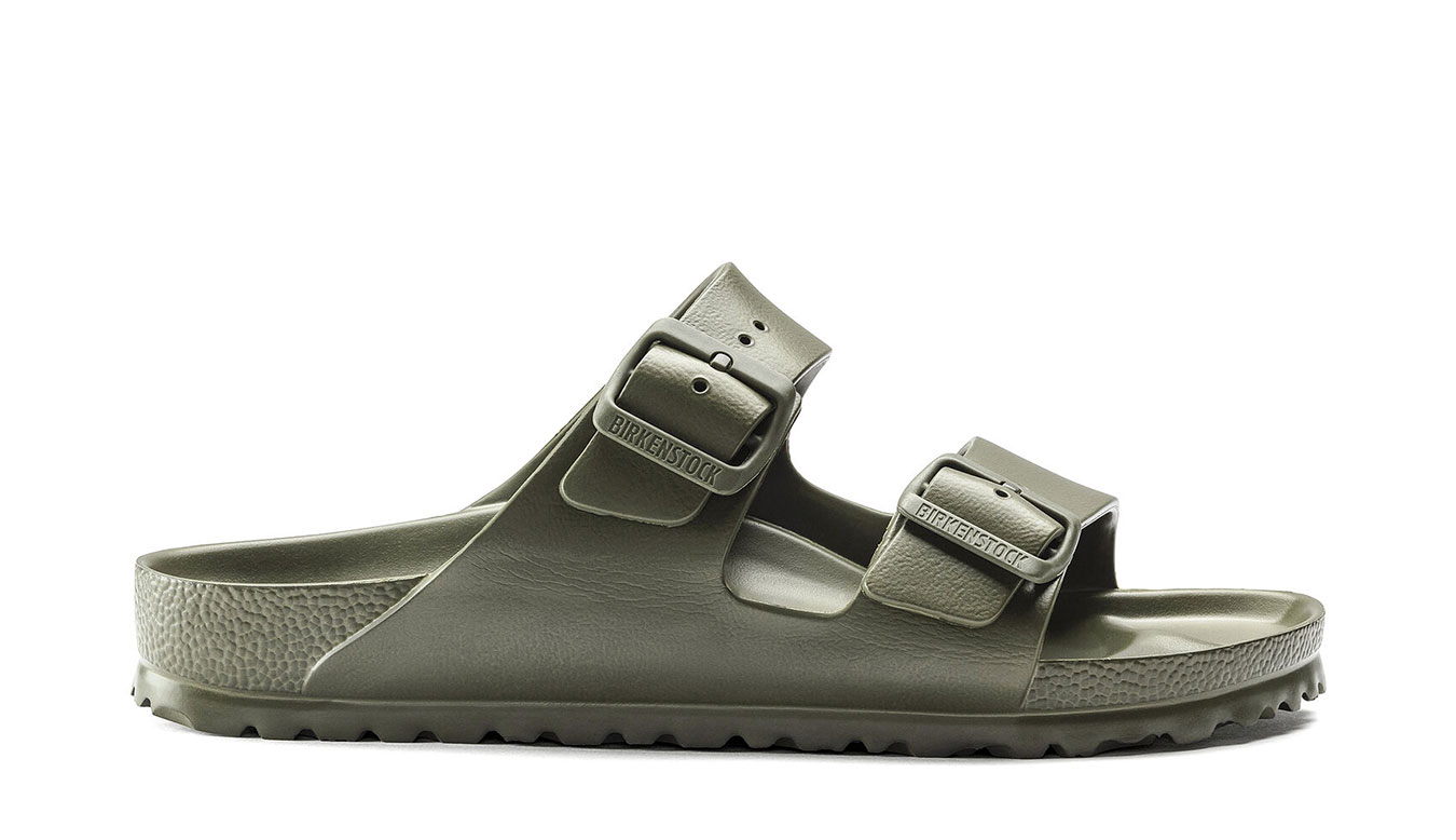 Birkenstock Arizona EVA Khaki Narrow Fit Unisex - Sandali Birkenstock - Verde - 1019152-3.5
