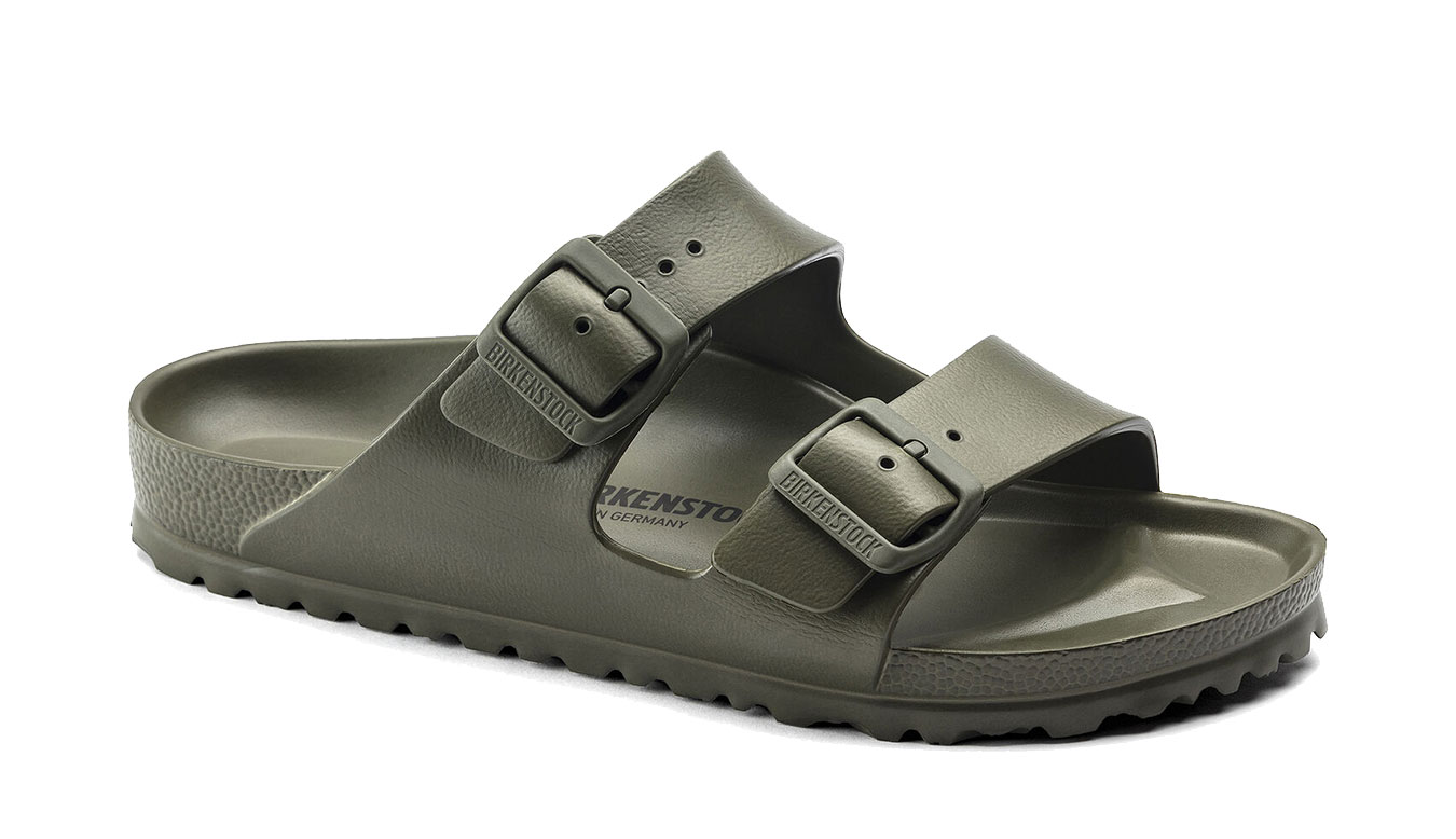 Birkenstock Arizona EVA Khaki Narrow Fit Unisex - Sandali Birkenstock - Verde - 1019152-3.5