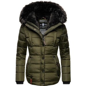 MARIKOO Giacca Invernale Donna N071 – Leggera, Trapuntata, Colletto Alto Con Zip, Tasca Interna, Taglie S-3XL, 14 Colori