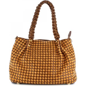 LATH.PIN Borsa A Mano In Pelle Donna – Classica E Elegante – Rossa – 28x14x23 Cm