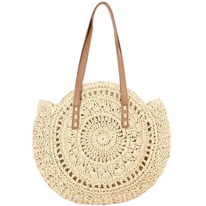 KESUDE Borsa Mare Donna, Borse Mare Grande Xxl Famiglia In Tela Borsa Spiaggia Con Chiusura Zip E Tasca Con Zip Shopper Tracolla Per Viaggio, Shopping, Beach Tote Bag - Foto 5