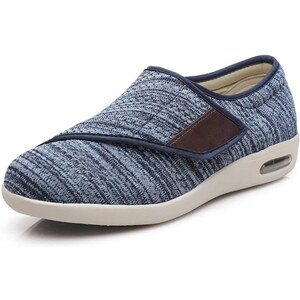 Scarpe Per Diabetici Uomo – Extra Larghe Regolabili, Calde, Con Fondo Morbido Antiscivolo – Per Piedi Gonfi E Sensibili - 2