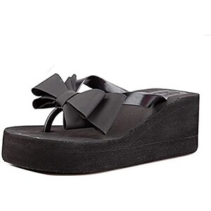 Infradito Da Donna Bohemien Con Zeppa: Sandali Estivi Comodi, Antiscivolo, Perfetti Per Spiaggia, Piscina O Tempo Libero