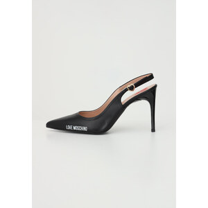Escarpins à Talons Love Moschino Femme - Noir, Pointure 36, Cuir, Style Sangle - Neuf Avec Boîte