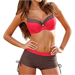 Costume Bikini Donna Due Pezzi Push Up - Stile Brasiliano, Imbottito, Vita Alta - Tezenis Estivo 2024 - Foto 12