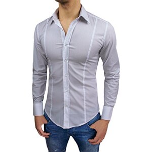 Enos Camicia Uomo Slim Fit Con Stampe: In Offerta A 19.99€ Su - Foto 9