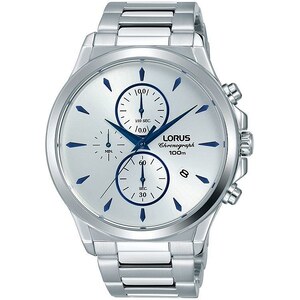 Lorus Sports RT391JX9 – Orologio Cronografo Uomo In Acciaio – Quarzo, 42 Mm, Impermeabile 10 Bar – Classico E Sportivo