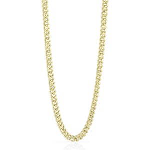 UNOAERRE COLLANA da uomo catena grumetta bronzo placcato argento (2555