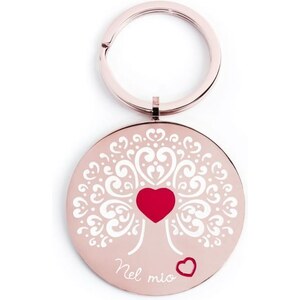 XAGMODSHN Portachiavi con fiocco a forma di cuore, accessorio