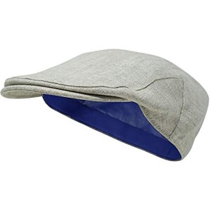 Borges & Scott Sammy - Coppola In Lino Irlandese Autentico Con Fodera A Spina Di Pesce - Foto 6