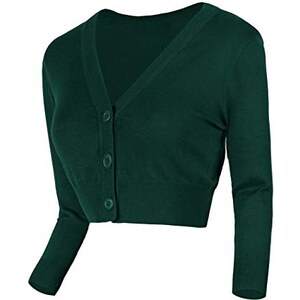 Bolero Cardigan ADOREL Per Bambina - 100% Cotone, Manica Lunga, Con Fiocco E Bottone, Per Occasioni Speciali