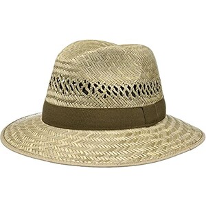WEROR - Cappello di paglia, estivo, da uomo e da donna, 9,1, naturale, 63