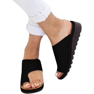 Sandali infrado casual da donna, scarpe piatte che vanno di
