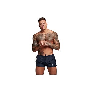 351 Costume Da Bagno Uomo Strisce Di Cuori D'oro Costume Da Spiaggia - Foto 3