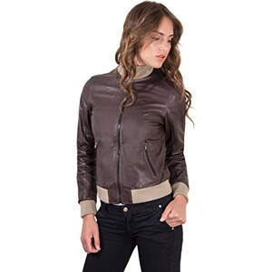 D'Arienzo Gilet In Pelle Naturale Marrone Smanicato Uomo Made In Italy Vera Pelle Giacca Giubbotto Giubbino Moto Made In Italy Gilet 48 Marrone 110461911