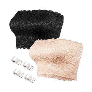 Moda Donna 12 Pezzi Allunga Reggiseno - Prolunga Con 3 File Di Ganci, Morbido Ed Elastico (Pelle Chiara, Bianco, Nero) Ganci Per Reggiseno - Foto 4