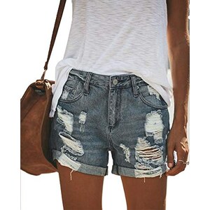 Bershka - Jeans extra ampi in denim blu slavato invecchiato
