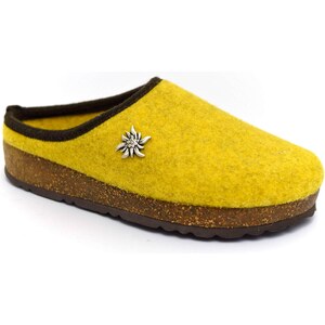 Amix Diamond 1983 20 11 Giallo Ciabatte Pantofole Tirolesi In Lana Cotta Feltro Da Donna In Stile Tirolese Calde Con Plantare In Sughero Rigenerato 40 Eu 53539074