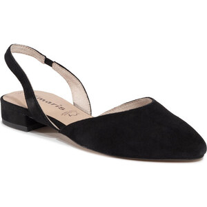 Tamaris Damen 1 1 28301 20, Sandali Donna, Pelle Nera, 36 EU