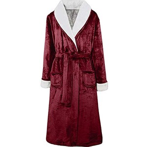 PrinStory Accappatoio Donna Leggero - Vestaglia Kimono Maniche 3/4, Scollo A V, Comoda E Sexy