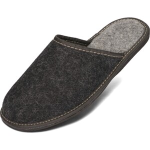 BeComfy Pantofole Unisex In Feltro Con Suola In Gomma | Pantofole Donna Uomo, Taglie 36-46 | Morbide E Antiscivolo