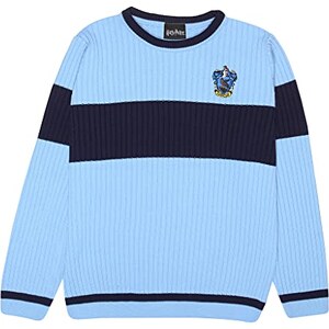 Maglione Harry Potter Ravenclaw Uomo - Licenza Ufficiale, Blu, 100% Acrilico