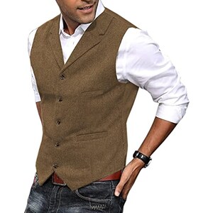 Gilet Uomo Invernale Termico, Panciotto Imbottito In Softshell, Senza Maniche, Con Multiple Tasche - Per Trekking, Sport E Look Casual Elegante