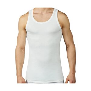 Pinuccio Venegoni Maglia Termica Uomo - Set 2 Lana E Cotone, Made In Italy, Bianca - Foto 4