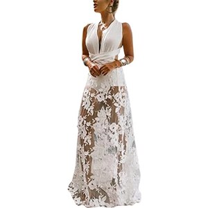 Abito Estivo Donna Onsoyours Senza Maniche, Scollo Rotondo, Corto Casual In Tinta Unita O Floreale - Eleganza Boho Per La Spiaggia
