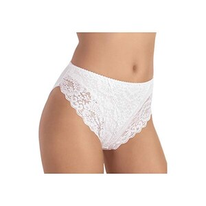 JADEA 6 Slip Donna In Pizzo, Morbidi E Confortevoli, Lavabili In Lavatrice, Colore Nero, Taglia 5