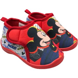 Mickey Mouse Pantofole rosse da bambina con stampa Minnie