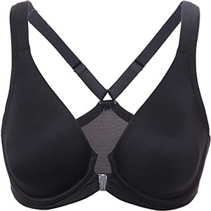 DELIMIRA Reggiseno Taglie Forti Pizzo Con Ferretto Senza Imbottitura Balconcino Nero 5f 106139198