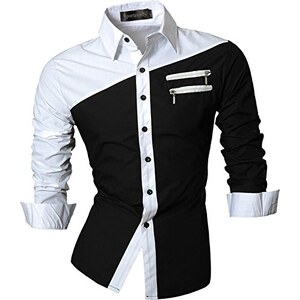 Camicia Uomo Drago Cinese - Stampa Slim Fit, Maniche Lunghe | Cotone Elastico, Design Tattoo - Foto 8