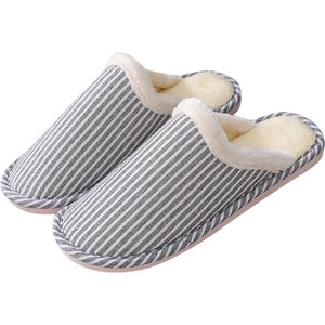 Pantofole Invernali Uomo Donna In Memory Foam - Ciabatte Morbide Con Pelliccia, Antiscivolo, Comode Per Casa - Foto 6