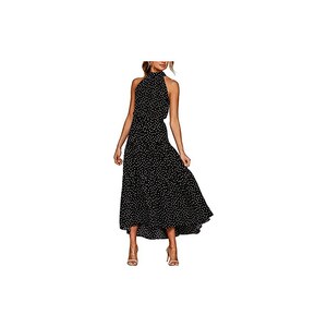 Abito Estivo Donna Onsoyours Senza Maniche, Scollo Rotondo, Corto Casual In Tinta Unita O Floreale - Eleganza Boho Per La Spiaggia